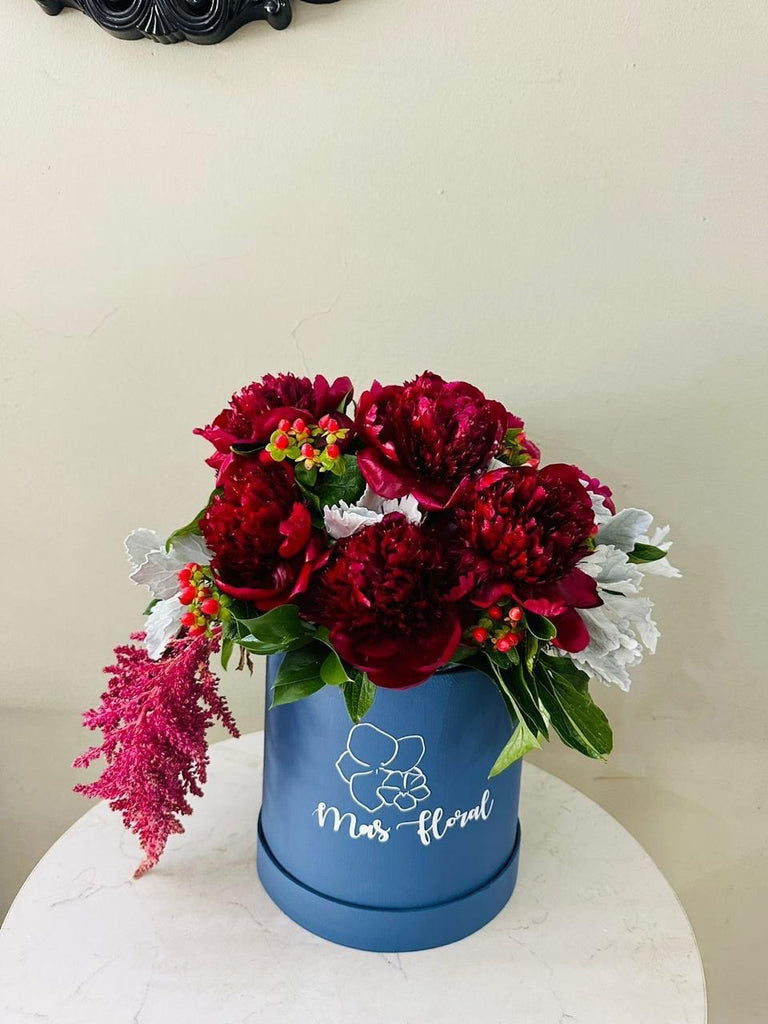 Peonias rojas